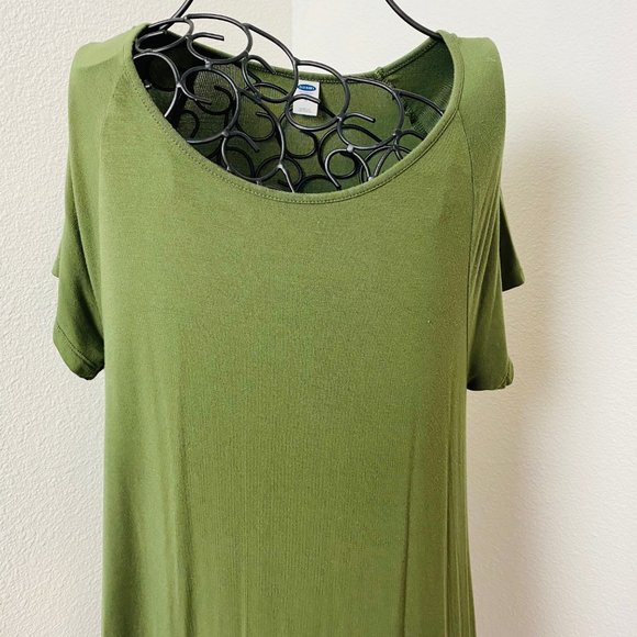 OLD NAVY DRESS Short Sleeve Knee Length M - Picture 3 of 9